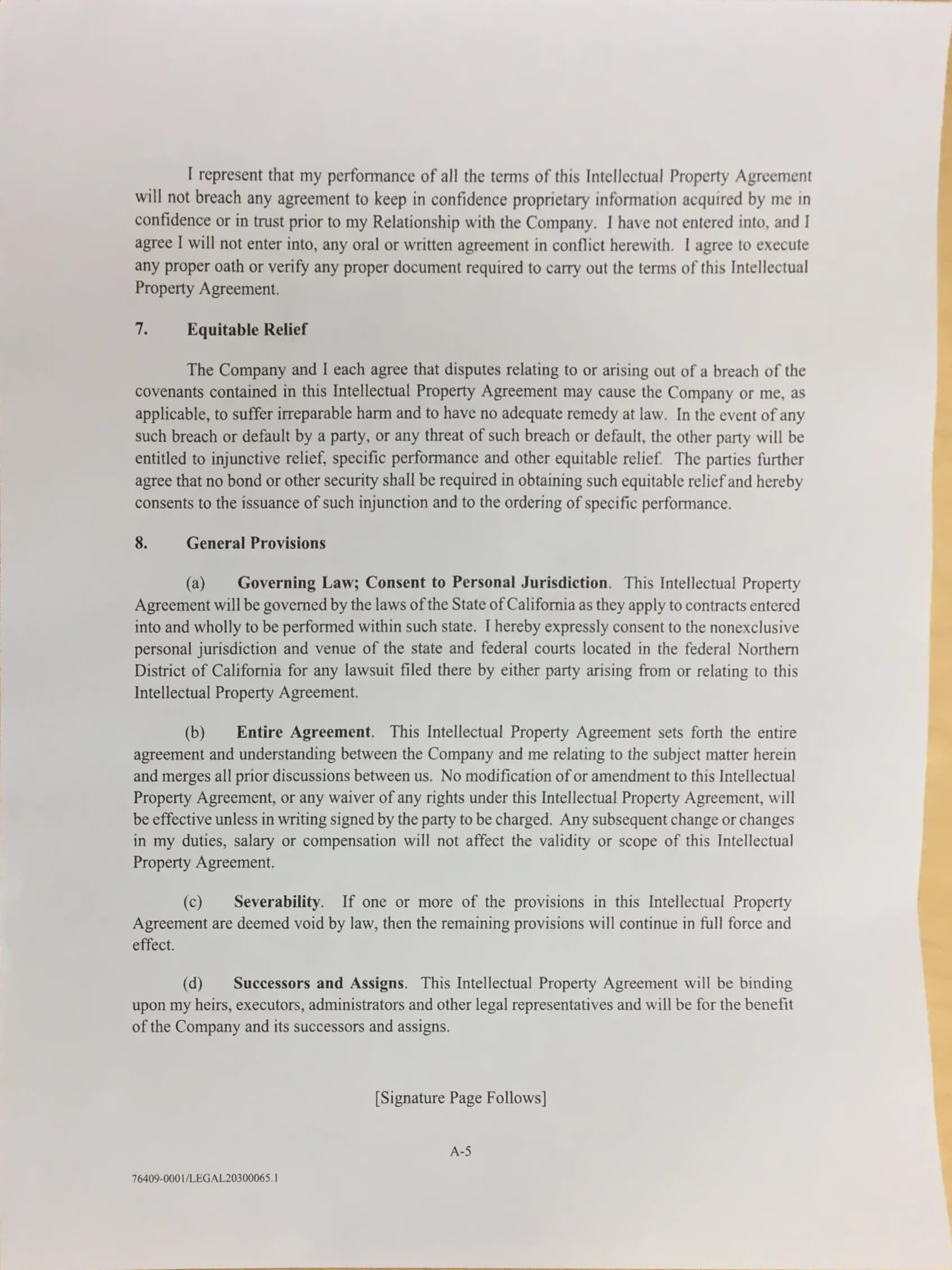 Warped Document